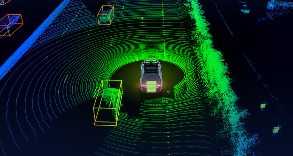 Визуализация LiDAR-сенсора